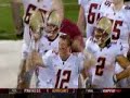 the boston college eagles led by matt ryan stormed into death valley and pulled out another amazing victory.  

despite 2 consecutive acc losses, matt ryan and the eagles found themselves visiting the clemson tigers with a trip to the conference championship on the line.  down 10-3 in the third quarter, bc's heisman candidate led the offense on a game-tying drive, hitting on key passes to rich gunnell, andre callender and ryan purvis... landing the eagles at the clemson 2 early in the fourth.  james mccluskey finished the job from there, running it in to even the score at 10-apiece.  shortly thereafter, a clemson turnover resulted in a bc field goal and a 13-10 lead for the maroon and gold.
after clemson qb cullen harper's 4-yard run put the tigers on top again, the table was set for another nail-biting finish.  facing a 4-point deficit with just 5-and-a-half minutes to go in one of the toughest environments in all of college football, ryan gathered his offense for a potential game-winning drive.  number 12 converted on 2 crucial third downs, completing a 12-yard pass to clarence megwa on 3rd-and-8, then on 3rd and 7, dropped back and spotted gunnell wide-open down the sideline... (td sound-up)...
the eagles were ahead 20-17, but with 1:46 to go, clemson had one last shot at stealing the title-game berth.  after failing to find the endzone, the tigers attempted a 54-yard field goal, but it fell short as the game clock hit zeros, and ryan and the eagles clinched their first acc championship appearance...  (going to acc championship sound-up)
the heisman hopeful finished 31-of-47, passing glenn foley for the number one spot on bc's all-time completions list.  his 315 yards passing earned him his seventh game of the season with at least 300 through the air.  up next for the eagles, their regular season finale against miami at the heights, before heading to jacksonville for the acc championship on december 1st.

passing    att-cmp-int yds td long sack
---------------------------------------ryan, m     47-31-1   315  1   43    5
totals...   47-31-1   315  1   43    5