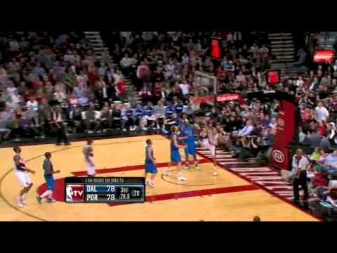 Wesley Matthews to Brandon Roy against Mavericks