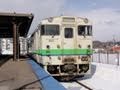 北海道最西端の駅・江差線江差駅にて (At Esashi Station on the JR Esashi Line)