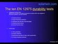 Solartwin 2 of 2 Solar Panel Standard EN12975 inapplicable