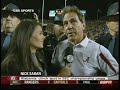 11/08/08 Alabama LSU Postgame Highlights (Part 1/2)