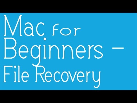 how to recover lost files on a mac