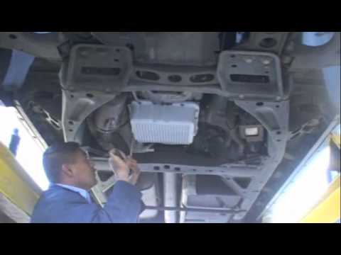 Installing a PML transmission pan and differential cover on a GMC Envoy