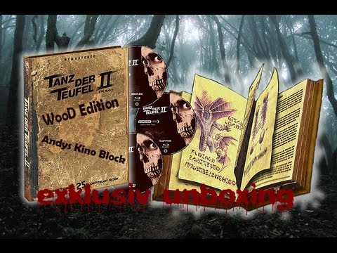 Tanz der Teufel 2 - Uncut Limited Extended Wood Edition Blu-ray unboxing