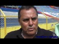 Mauricio Alfaro DT selección sub 23 visita el entreno del Atl. Marte