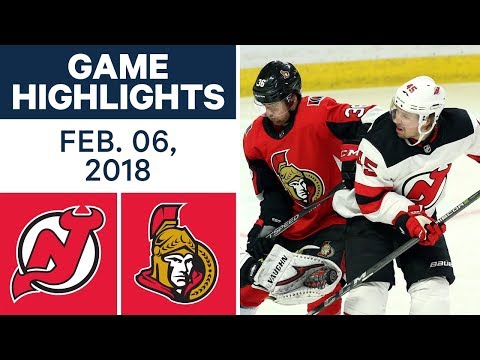 Video: NHL Game Highlights | Devils vs. Senators — Feb. 06, 2018