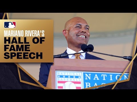 Video: Mariano Rivera is inducted into the Hall of Fame