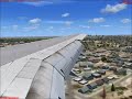 FSX landing KSAT