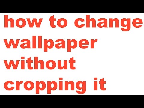 how to set wallpaper without cropping