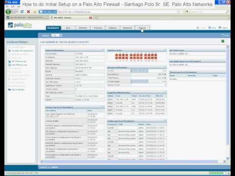How to Set Up a Palo Alto Firewall for the First Time