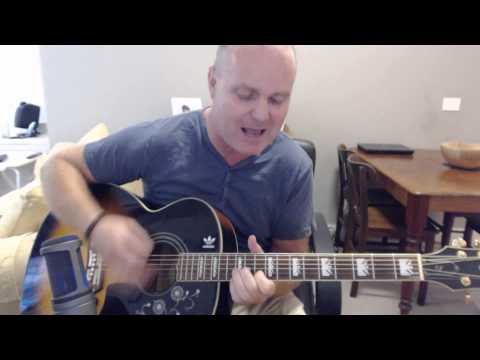 how to play harvest moon on acoustic guitar