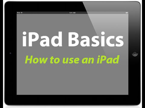 how to use the ipad