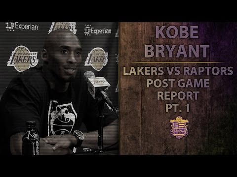 Video: Lakers vs Raptors: Kobe Bryant,
