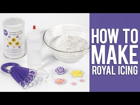 how to apply royal icing