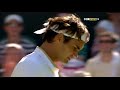 R.F Wimbledon Masterclass -- Roger Federer Vs Guillermo Garcia Lopez