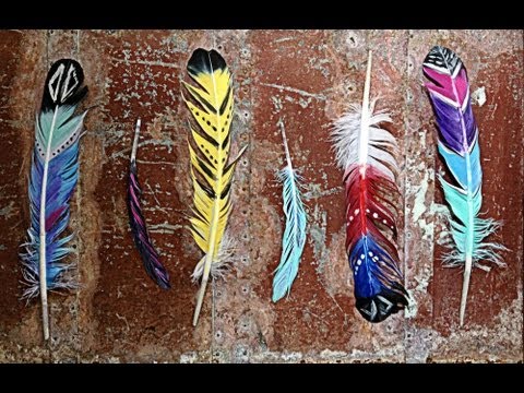 how to dye duck feathers