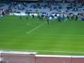 hooligans from both sides, taking over the field.