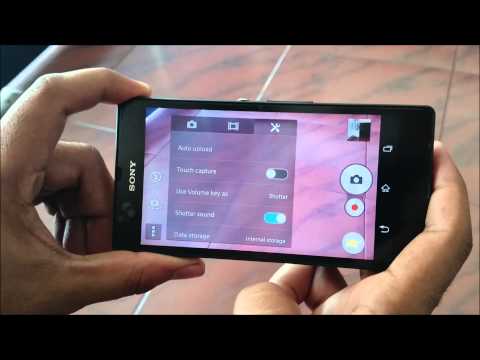 how to use camera key in xperia c