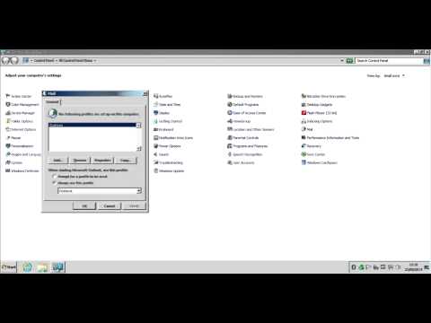 how to remove outlook profile