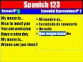 Learn Spanish 8. Essential Expressions Nº 2 Learn Spanish 8. Essential Expressions Nº 2