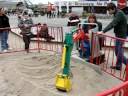 Woman at an earth-moving machine !!!