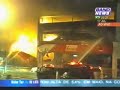 Acidente TAM Brasil - Clima de tens�o no local do acidente.