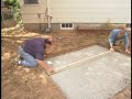 Home improvement expert Ron Hazelton demonstrates how to lay patio pavers in your backyard, adding delightful detail to your landscaping. For more videos on lawn and garden, patios and decking, and outdoor projects, visit www.ronhazelton.com.