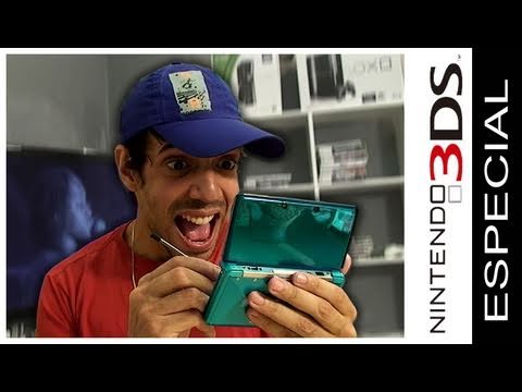 nintendo 3ds - Vídeo especial sobre o Nintendo 3DS: unboxing, demonstração da interface, menus, mii maker, Super Street Fighter 4 3d Edition e Nintendogs + Cats. http://www...