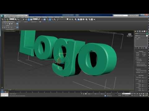 3dsmax - This tutorial uses 3ds max 2013 to create and animate a 3D text logo. The text is created using the Bevel modifier instead of the Extrude modifier, and the S...