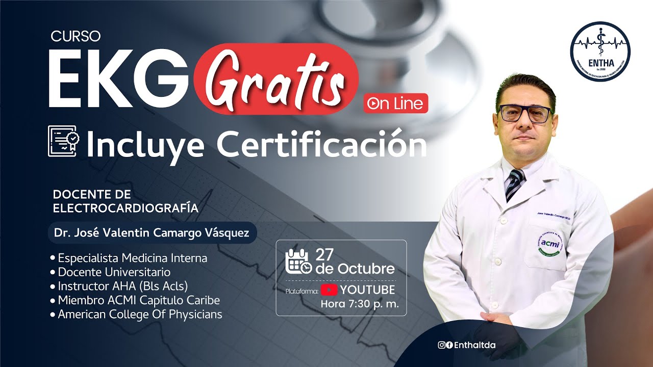 📈 Curso GRATIS EKG 27 de Octubre - ENTHA