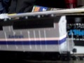 this is my Crescent locomotives set up for a picture moment Walthers GE Dash 8-32BWH 506 Bachmann EMD F40PHR 394