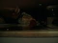 chopping carrots for night snack