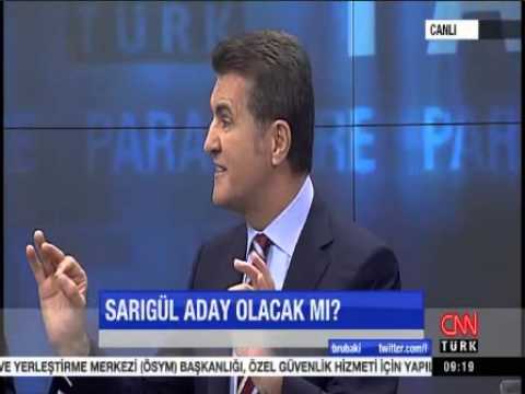 parametre - Şişli Belediye Başkanı Mustafa Sarıgül CNN Türk'te Hakan Çelik ve Ebru Baki'nin sunduğu Parametre programının konuğu oluyor.