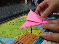 Оригами видеосхема розы 9