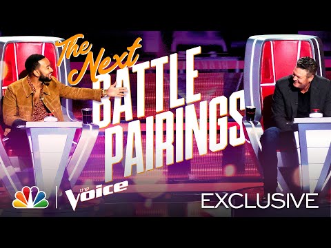 The Second Battle Pairings Are Revealed by the Coaches - The Voice Battles 2020