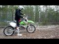 KX 250 FMF Gnarly Pipe test 2