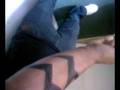 tribal tattoo on forarm