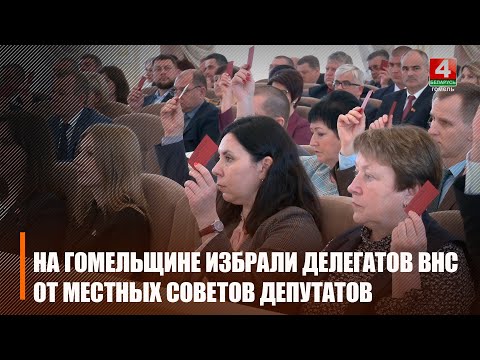 На Гомельшчыне абраны дэлегаты Усебеларускага народнага сходу ад мясцовых Саветаў видео