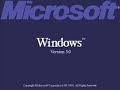 Écrans de démarrage de différentes versions de Windows