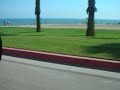Driving down a California Beach
