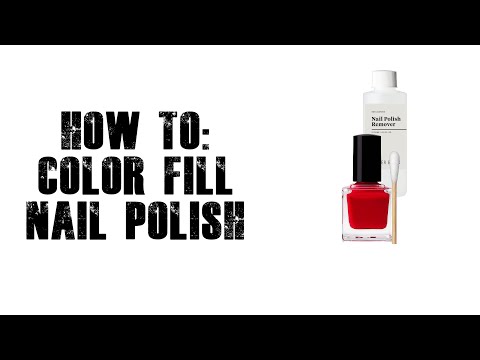 how to fill gel polish