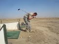 Iraq Golf Hit In The Nuts by Golf Ball