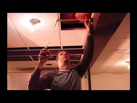 how to paint t-bar ceiling