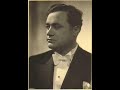beniamino gigli (march 20, 1890 - november 30, 1957) was an italian singer, widely regarded as one of the greatest operatic tenors of all time. he was blessed with a voice of immense beauty and technical facility but, regrettably, he was not always the most tasteful and stylish of singers, especially in the latter stages of his career.
he sings here 'la fleur que tu m'avais jetee', the flower song from bizet's carmen. this is a studio recording from 1949...this version is sung in italian instead of french.