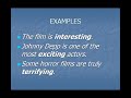 Lesson 5a \" -ING/ -ED adjectives\" Common Mistakes in English Lesson 5a \" -ING/ -ED adjectives\" Common Mistakes in English