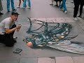 Julian Beever & Kurt Wenner- Street Art - Girls Julian Beever & Kurt Wenner- Street Art - Girls
