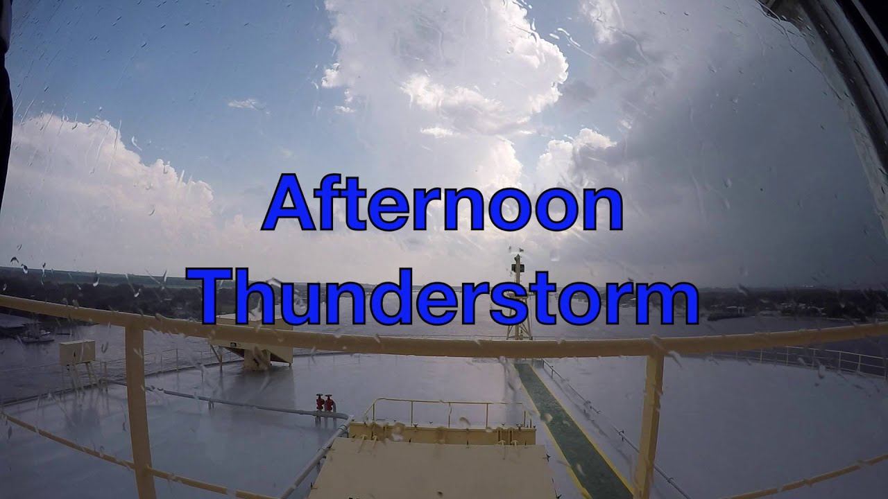 Afternoon Thunderstorms