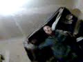 running into wall