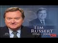 TIM RUSSERT NBC Brokaw breaks news on friend's death 6-13-08