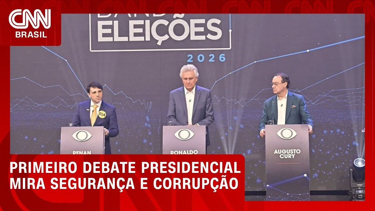 Debate presidencial: candidatos miram segurança pública e corrupção | CNN NOVO DIA